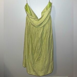 PacSun lime green strapless dress- Size Xs